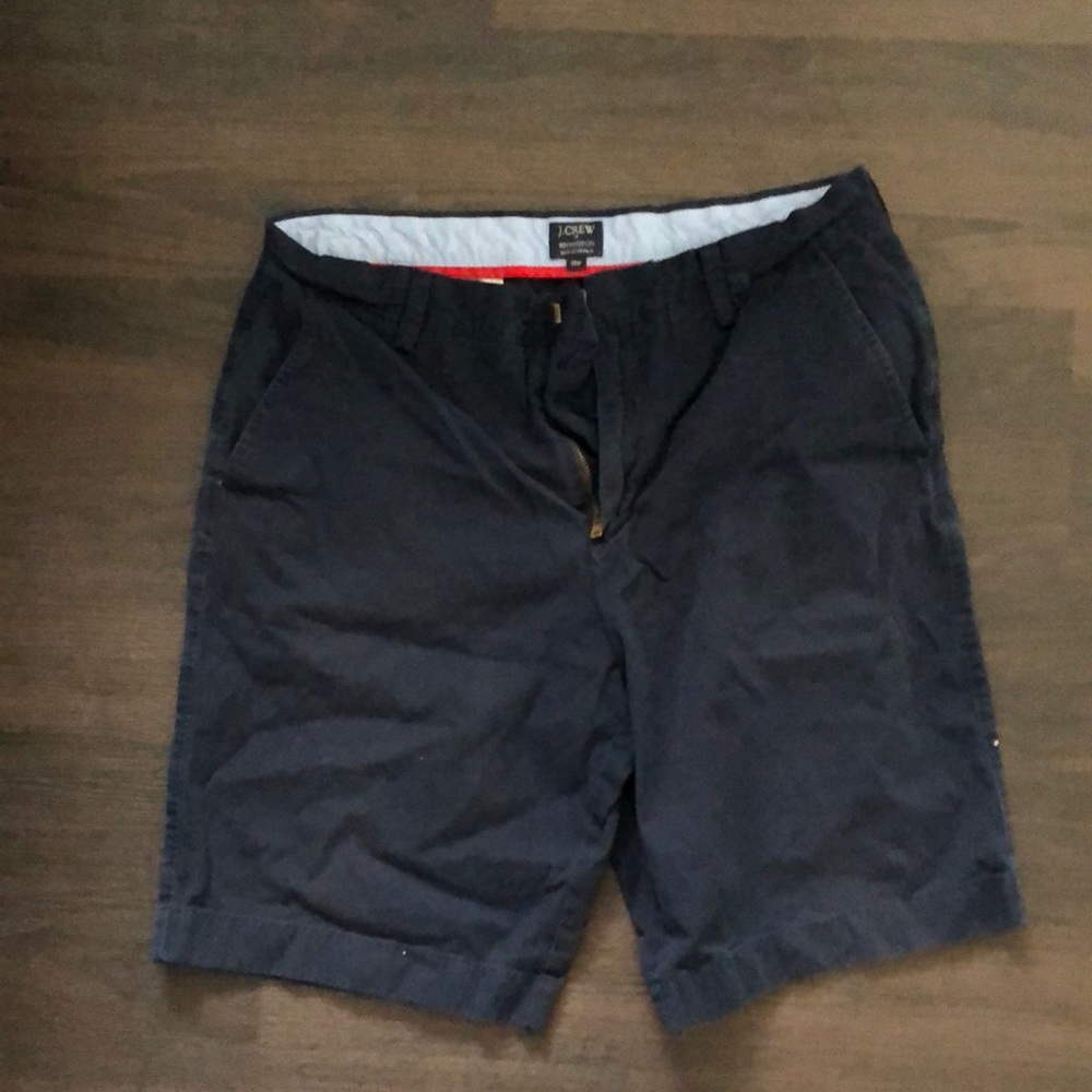J CREW Navy Blue Khaki Shorts